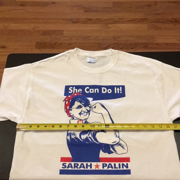 NOS 2008 Sarah Palin Presidential Campaign Shirt - Picture 10 of 10